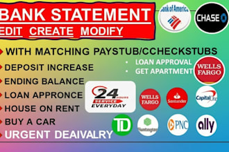 do individual bank statement bank statement editable as you need