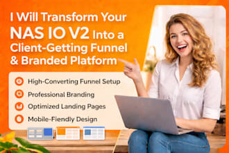 transform your nasio v2 into a branded, client generating funnel