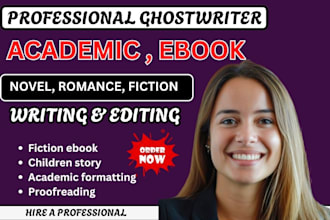 do expert academic writing service editing and ghostwrite fiction romance novel