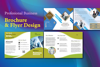 design creative brochure and flyer for your business