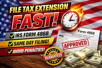 file your irs tax extension fast and accurately form 4868