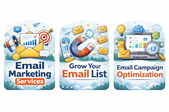 design, set up and automate high converting email marketing campaign