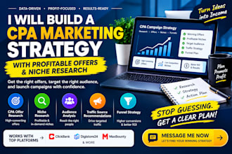 build a CPA marketing strategy with profitable offers and niche research