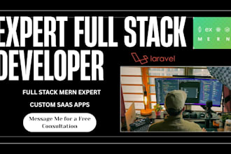 build custom full stack ai software developer front end and backend saas web dev