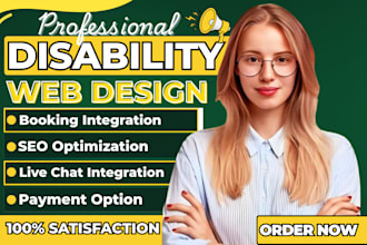 build professional ndis website disability website charity wordpress website