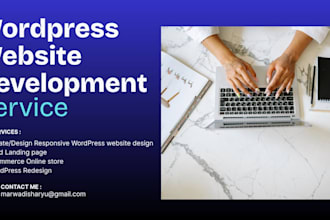 design and create a responsive wordpress website and blog