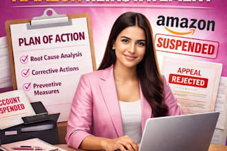 write amazon plan of action for account reactivation