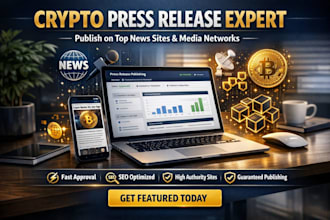 distribute crypto article press release publish to news press release approval