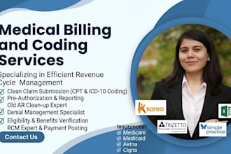 patient billing , rcm expert, credentialing appeals