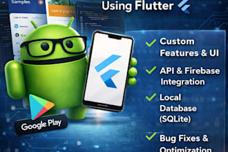 develop android flutter apps