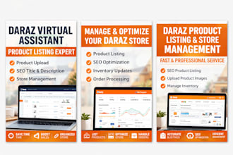be your daraz virtual assistant for product listing and management