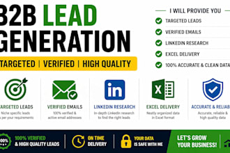 provide targeted b2b leads with verified emails