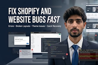 fix shopify and website bugs fast
