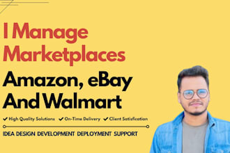 manage amazon, ebay, walmart, and shopify marketplace operations