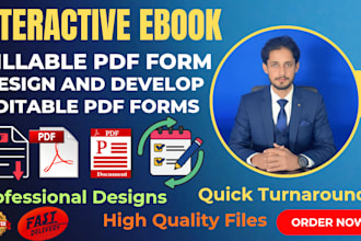 convert a document into a digital fillable PDF form
