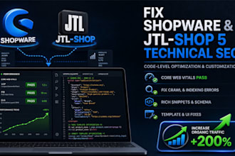 fix jtl shop 5 shopware technical SEO issues and customize your ecommerce store