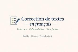 correction de texte et reformulation