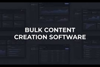 build bulk content generation system for your business