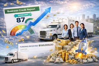 help US trucking companies build business credit and access funding