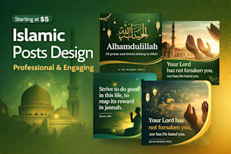 design engaging islamic social media posts for your page