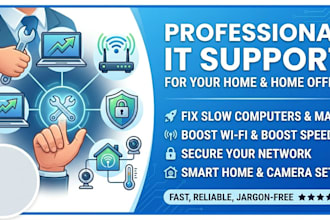 provide expert home and small business IT support