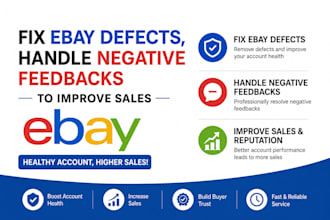 remove ebay defects and help you become a top rated seller