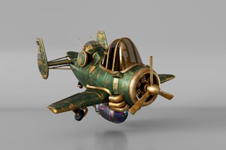 create stylized 3d props ready for games