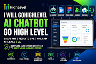 gohighlevel ai chatbot go high level snapshot figma to ghl crm ghl saas va
