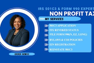 reinstate 501c3 nonprofit tax exempt, ein, file irs form 1023, 1023ez, 990 990ez