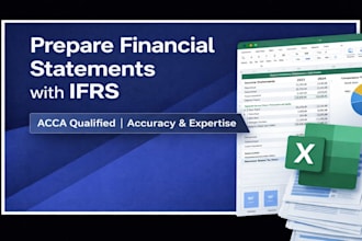 prepare ifrs balance sheet and pnl with workings