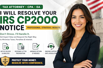 resolve your irs cp2000 notice as a tax attorney, cpa and ea