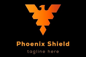 do creative and good looking phoenix logo design for your brand