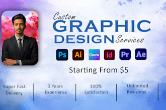 graphic design, photoshop editing and flyer design branding