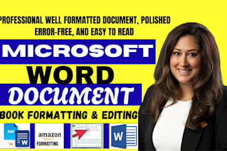 do microsoft word document formatting, ms word editing, and word document design