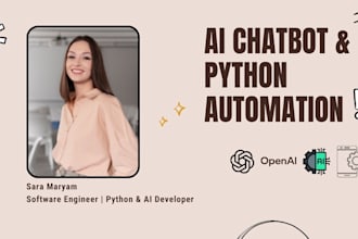 be your python ai developer for rag, chatbots and automation
