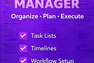 be your project manager