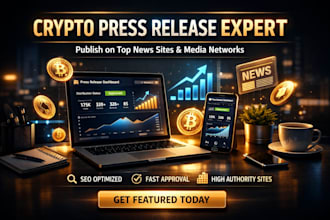 distribute crypto article press release publish to news press release approval