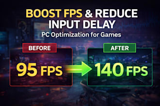 optimize your PC for maximum fps and lower input lag