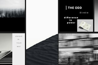 design a modern minimalist logo and brand identity