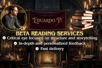 beta read your book and give detailed honest feedback