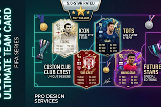 create any custom FIFA card from any year, event or player