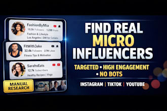 find beauty and ecommerce micro influencers for promotion