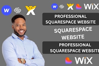design, clone or redesign a modern squarespace website