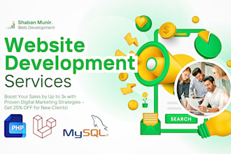 solve your website problems and make a custom website