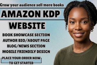 amazon kdp website kdp author site author site ebook website personal brand webs