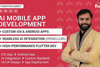 develop ai mobile app, ai integration ios app, android app, mobile app developer