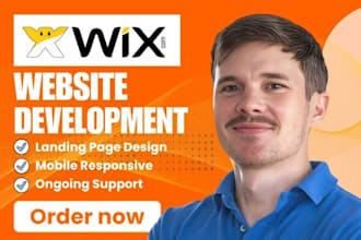 build wix website design, wix website redesign, wix online store as wix expert