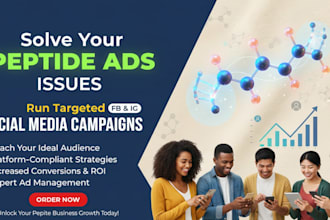 solve peptide ads issues run peptide ads peptide fb ig social media ads campaign