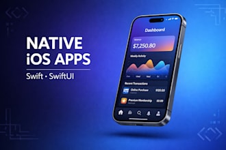 develop a native ios app with swift and swiftui