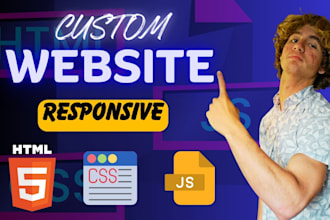 create a dynamic responsive website